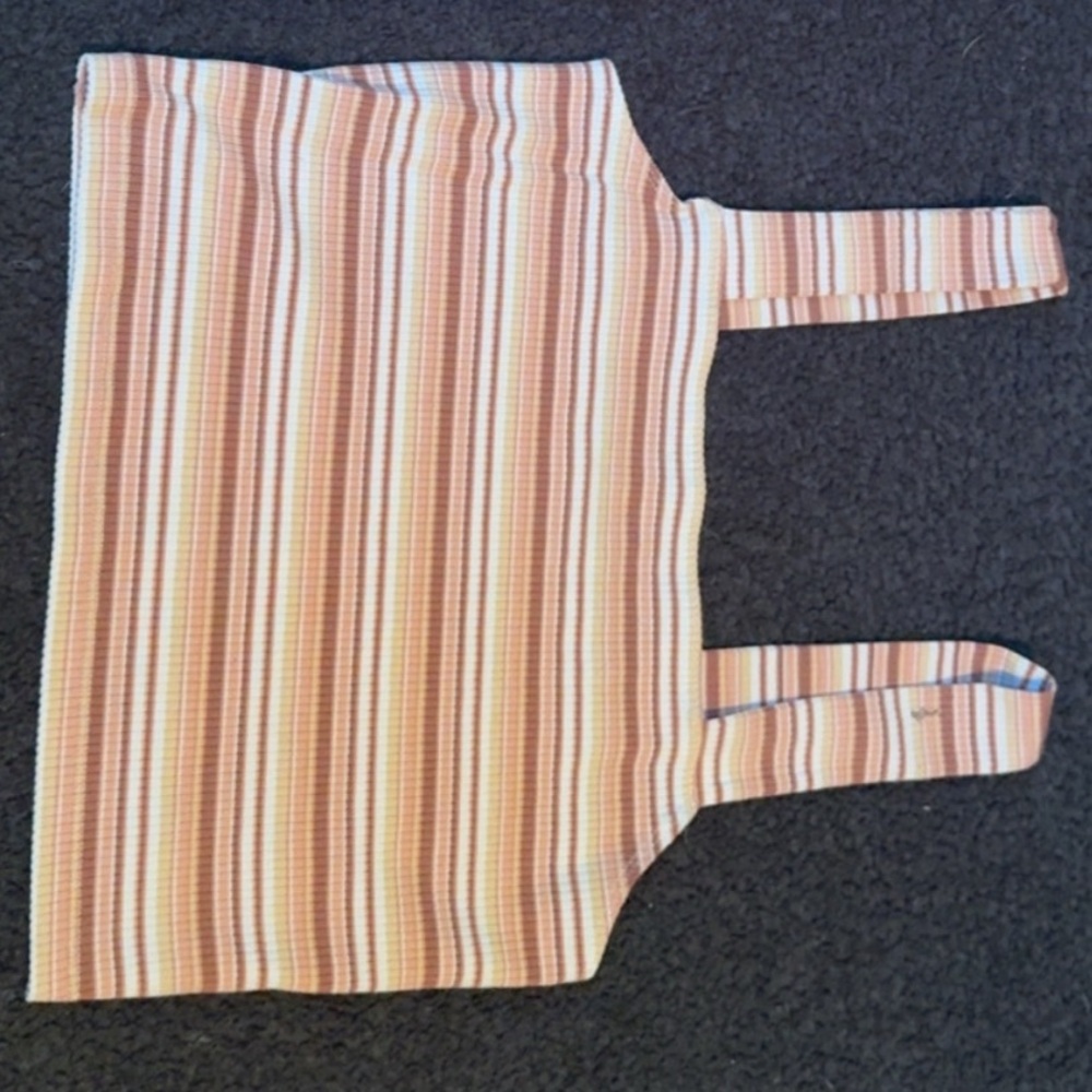 Pink and Striped Tank Top